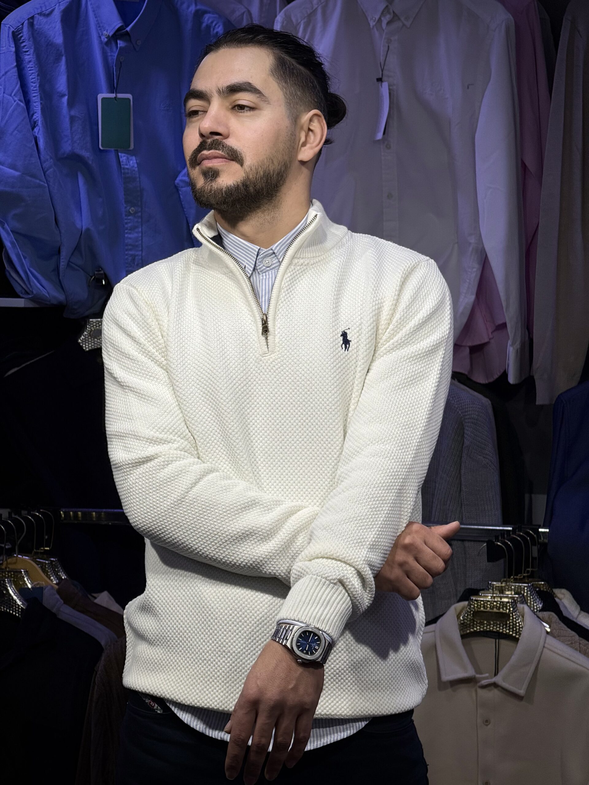 Ralph Lauren Quarter Zip Sweater – Image 2