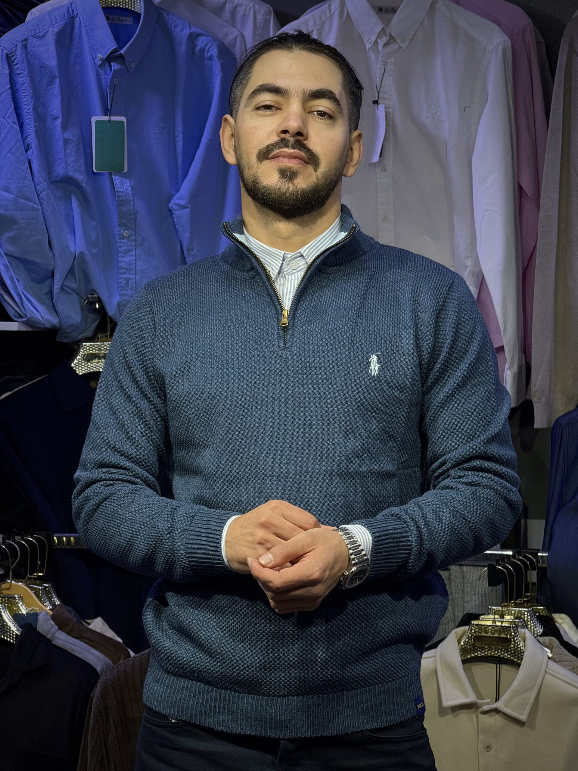 Ralph Lauren Quarter Zip Sweater – Image 3